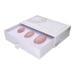 Ielādēt attēlu galerijas skatītājā, Akmens Rozā Kvarcs / Yoni Ola Rozā Kvarcs / Yoni Egg Rose Quartz 2x3cm / 2.5x4cm / 3x4.5cm