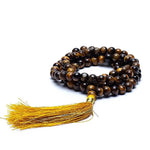 Ielādēt attēlu galerijas skatītājā, Mala / Skaitāmkrelles 108 Tīģeracs / Tiger Eye AA 34.5cm