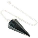 Ielādēt attēlu galerijas skatītājā, Svārsts Heliotrops / Asinsakmens Brazīlija / Heliotrope / Bloodstone Conical Pendulum