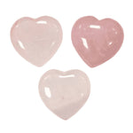 Ielādēt attēlu galerijas skatītājā, Akmens Rozā Kvarcs Dienvidāfrika / Rose Quartz Heart 40-45mm