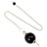 Ielādēt attēlu galerijas skatītājā, Svārsts Obsidiāns / Melnais Obsidiāns Meksika / Black Obsidian Sephoroton