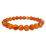 Ielādēt attēlu galerijas skatītājā, Rokassprādze Karneols Brazīlija / Carnelian 8mm