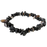 Ielādēt attēlu galerijas skatītājā, Rokassprādze Onikss / Melnais Onikss Brazīlija / Black Onyx Chips A