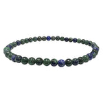 Ielādēt attēlu galerijas skatītājā, Rokassprādze Azurīts un Malahīts Brazīlija / Azurite & Malachite 4mm