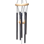 Ielādēt attēlu galerijas skatītājā, Vēja Zvani Feng Shui Wooden Wind Chime with Metal Tubes 58cm