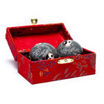 Ielādēt attēlu galerijas skatītājā, Ķīniešu Veselības Bumbiņas Yin Yang Grey Ø4cm