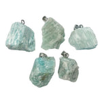 Ielādēt attēlu galerijas skatītājā, Kulons Amazonīts Ķīna / Amazonite Rough A 1.5cm - 2.5cm