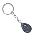 Ielādēt attēlu galerijas skatītājā, Atslēgu Piekariņš Aventurīns / Zilais Aventurīns Brazīlija / Blue Aventurine A