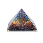 Ielādēt attēlu galerijas skatītājā, Pīramīda Orgonīts 7 Chakra / Orgonite 7 Chakra