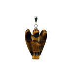Load image into Gallery viewer, Angel pendant tiger eye 3cm