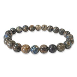 Ielādēt attēlu galerijas skatītājā, Rokassprādze Hrizokolla Meksika / Chrysocolla 8mm