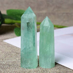 Ielādēt attēlu galerijas skatītājā, Akmens Fluorīts / Zaļais Fluorīts / Green Fluorite 6-12cm