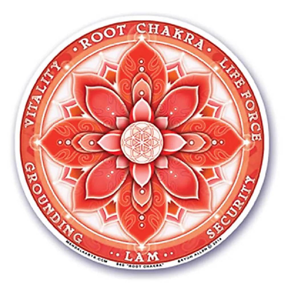 Uzlīme 1st Chakra Muladhara Root Chakra / Muladhara / Pamata jeb Saknes Čakra Ø11.7cm