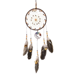 Ielādēt attēlu galerijas skatītājā, Sapņu Ķērājs Dreamcatcher ar akmeņiem Tree of Life / Dzīvības Koks Ø15cm