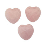 Ielādēt attēlu galerijas skatītājā, Akmens Rozā Kvarcs Brazīlija / Rose Quartz Heart A 30-35mm