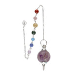 Ielādēt attēlu galerijas skatītājā, Svārsts Ametists / Amethyst & 7 Chakra