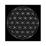Load image into Gallery viewer, Velvet Tablecloth "Flower of Life" 30x30cm