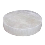 Ielādēt attēlu galerijas skatītājā, Akmens Selenīts / Selenite Circle Base Ø10cm