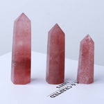 Ielādēt attēlu galerijas skatītājā, Akmeņs Zemeņu Kvarcs / Strawberry Quartz 6-12cm