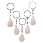Ielādēt attēlu galerijas skatītājā, Atslēgu Piekariņš Rozā Kvarcs Brazīlija / Rose Quartz A