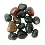 Ielādēt attēlu galerijas skatītājā, Akmens Heliotrops Asinsakmens Brazīlija / Heliotrope Bloodstone