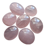Ielādēt attēlu galerijas skatītājā, Akmens Rozā Kvarcs Brazīlija / Rose Quartz Chakra Stone 50-70mm