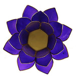 Загрузить изображение в средство просмотра галереи, Svečturis 6th Chakra Third Eye Chakra Indigo Gold / Adžna / Trešās Acs Čakra