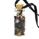 Ielādēt attēlu galerijas skatītājā, Stikla Pudelīte Turmalīns / Tourmaline 3.6cm