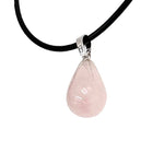 Загрузить изображение в средство просмотра галереи, Kulons Rozā Kvarcs / Rose Quartz Drop