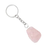 Ielādēt attēlu galerijas skatītājā, Atslēgu Piekariņš Rough Rozā Kvarcs / Rose Quartz Rough