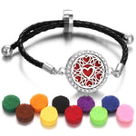 Ielādēt attēlu galerijas skatītājā, Regulējama Aroma Rokassprādze Heart