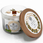 Load image into Gallery viewer, Mint and Moonstone Gemstone Candle - Inner Growth
