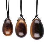 Ielādēt attēlu galerijas skatītājā, Akmens Tīģeracs / Yoni Ola Tīģeracs / Yoni Egg Tiger Eye with Hole 2x3cm / 2.5x4cm / 3x4.5cm
