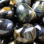 Ielādēt attēlu galerijas skatītājā, Akmens Vanagacs / Zilā Tīģeracs / Dark Blue Tiger Eye / Falcon's Eye