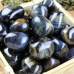 Ielādēt attēlu galerijas skatītājā, Akmens Vanagacs / Zilā Tīģeracs / Dark Blue Tiger Eye / Falcon's Eye