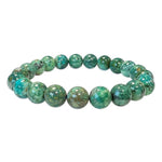 Ielādēt attēlu galerijas skatītājā, Rokassprādze Hrizokolla Turcija / Chrysocolla AAA 7mm