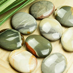 Ielādēt attēlu galerijas skatītājā, Akmens Jašma / Polihromā Jašma / Polychrome Jasper Chakra Stone 40-45mm