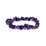 Load image into Gallery viewer, Stone Bracelet Amethyst Chips