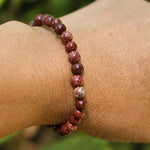 Load image into Gallery viewer, Rokassprādze Jašma / Sarkanā Jašma / Red Jasper 6mm