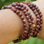 Load image into Gallery viewer, Rokassprādze Jašma / Sarkanā Jašma / Red Jasper 6mm