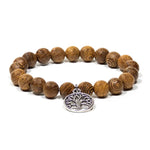 Load image into Gallery viewer, Mala/bracelet Wenge Wood 21 beads 8mm