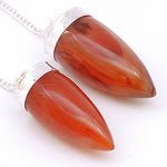 Ielādēt attēlu galerijas skatītājā, Svārsts Karneols / Carnelian Acorn