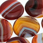 Ielādēt attēlu galerijas skatītājā, Akmens Karneols Brazīlija / Carnelian Chakra Stone 35-50mm