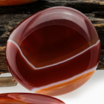 Ielādēt attēlu galerijas skatītājā, Akmens Karneols Brazīlija / Carnelian Chakra Stone 35-50mm