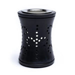 Load image into Gallery viewer, Incense & oil burner soapstone black