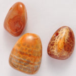 Ielādēt attēlu galerijas skatītājā, Kulons Ahāts / Ugunīgais Ahāts / Fire Agate 25-30mm