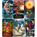 Ielādēt attēlu galerijas skatītājā, Gilded Tarot Royale Taro Kārtis