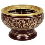 Load image into Gallery viewer, Incense burner brass for charcoal small