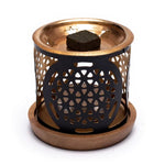 Ielādēt attēlu galerijas skatītājā, Komplekts Aroma Difuzors Flower of Life un 12 Aromātiskās Briketes Spiritual Awareness - Vīraks / Benzoīns / Mirre / Kopāls