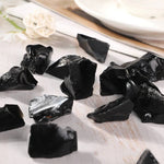 Ielādēt attēlu galerijas skatītājā, Neapstrādāts Akmens Obsidiāns / Melnais Obsidiāns Meksika / Black Obsidian